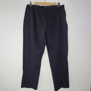 JARBO black Side Split Crop Black Pants Size 40 / LARGE Excellent condition
